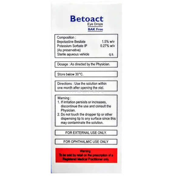 betoact eye drops 5 ml
